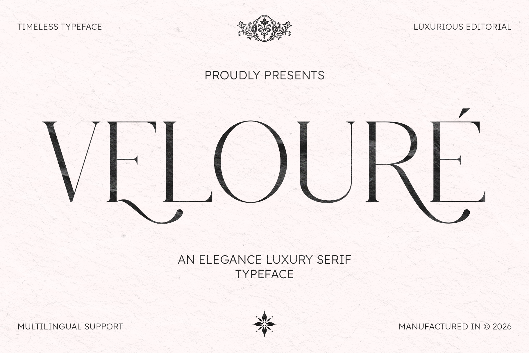 VELOURE — Elegance Luxury Serif